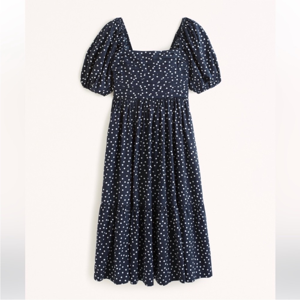 Abercrombie Emerson Poplin Midi Dress